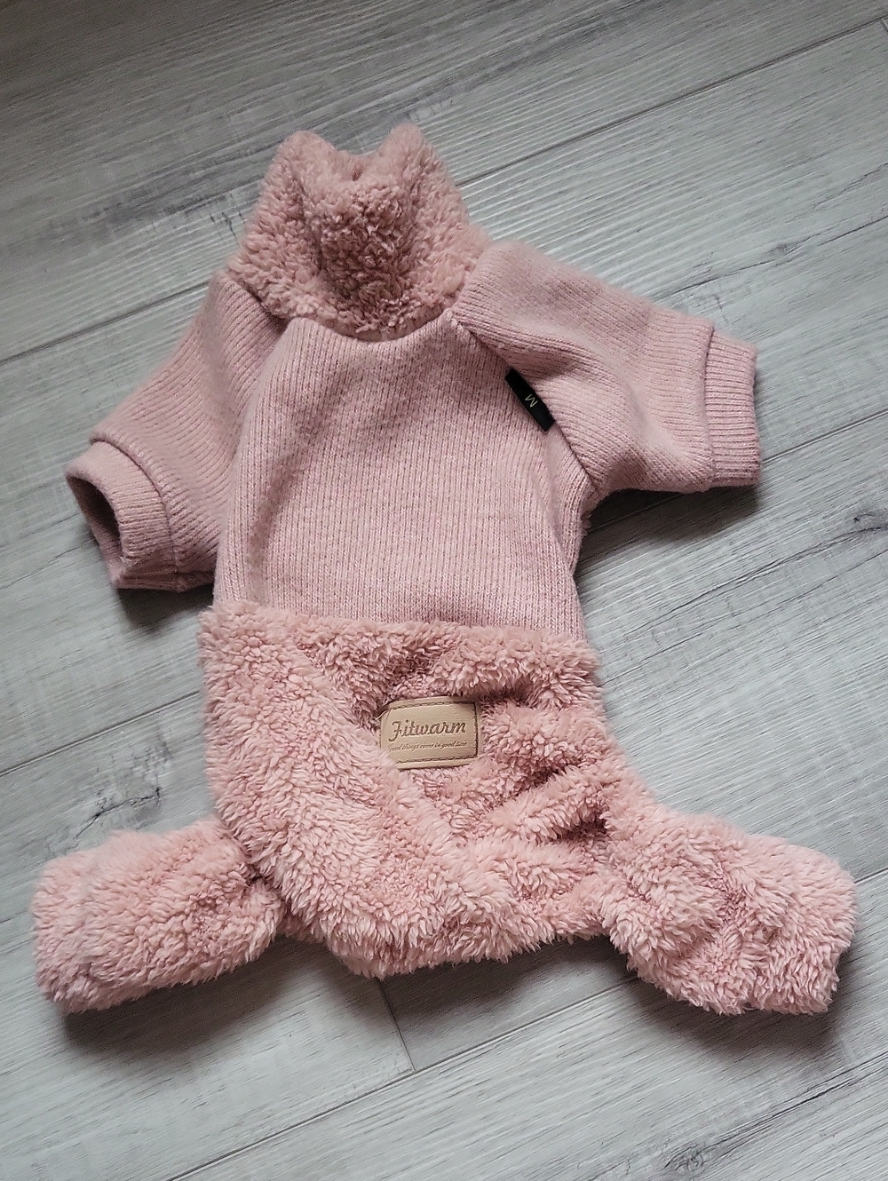 Warm Blush Dog Onesie